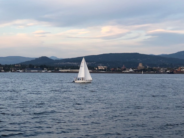 Long summertime days in Bellingham WA