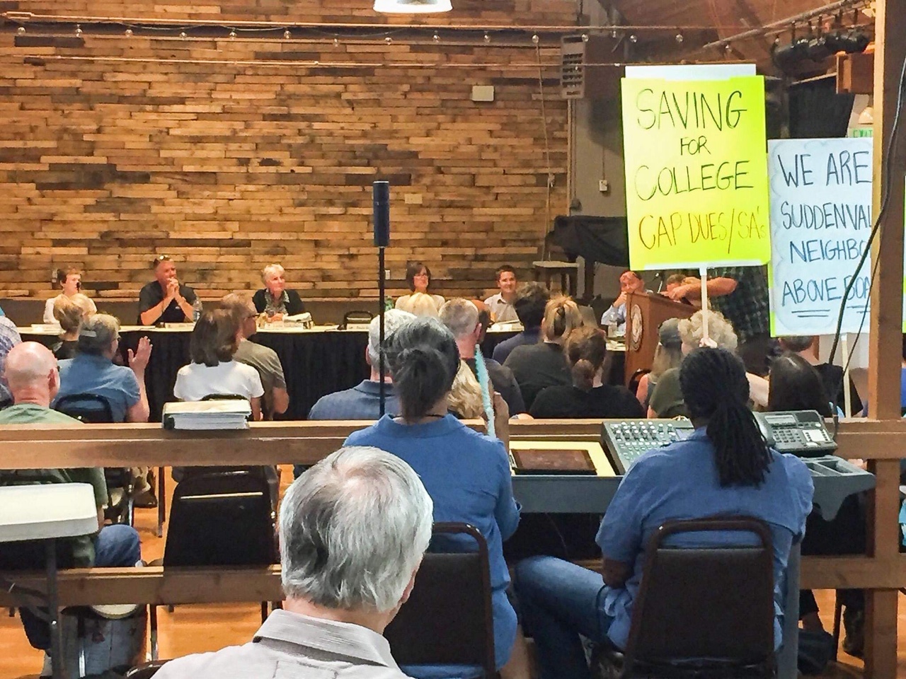 Sudden Valley Board meeting