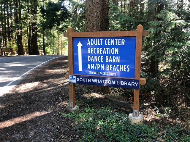Sign in Gate 2 of Sudden Valley